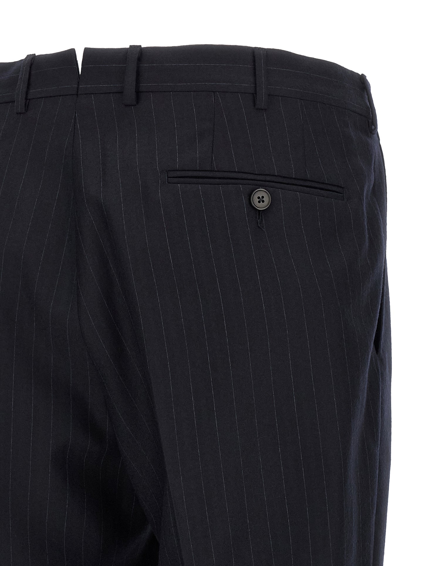 Blue Wool Two-Piece Suit