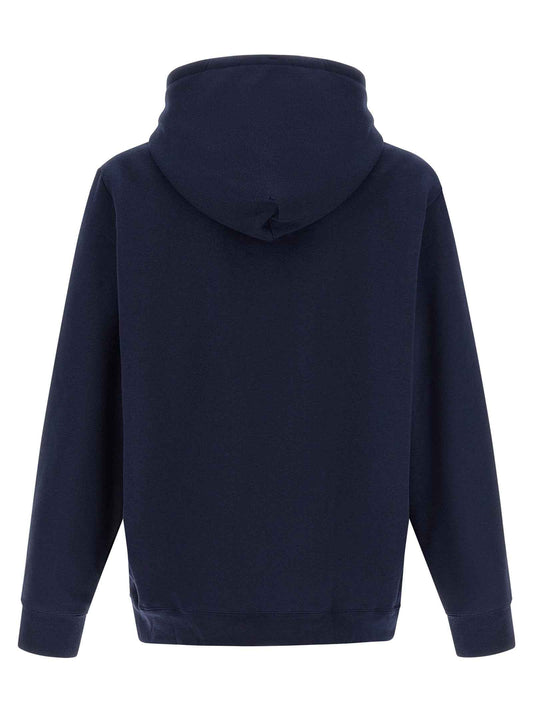 Blue Polyester Sweatshirt