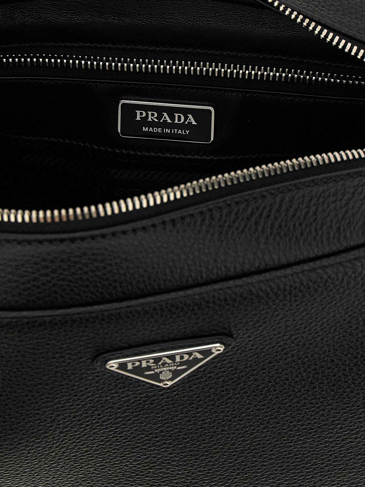 Black Calfskin Crossbody Bag