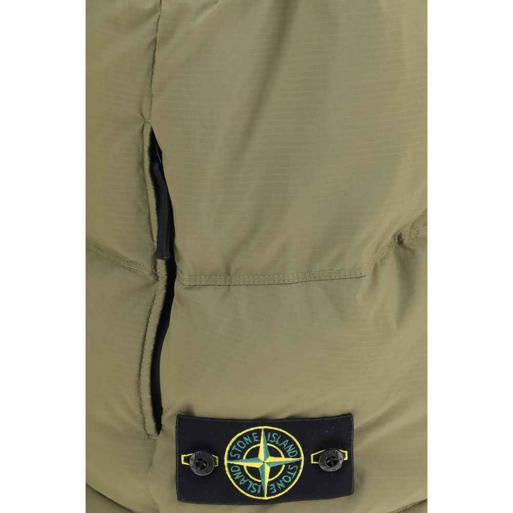 Bicolor Polyamide Sleeveless Jacket
