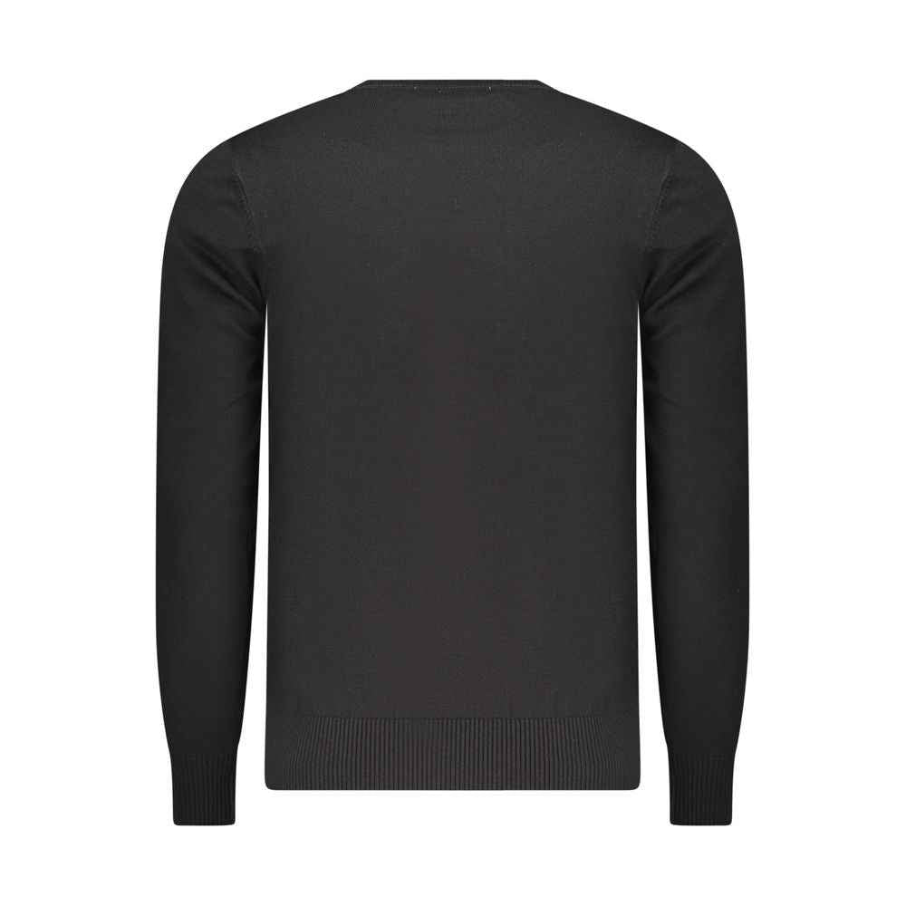 "Black Viscosa Mens Sweater"