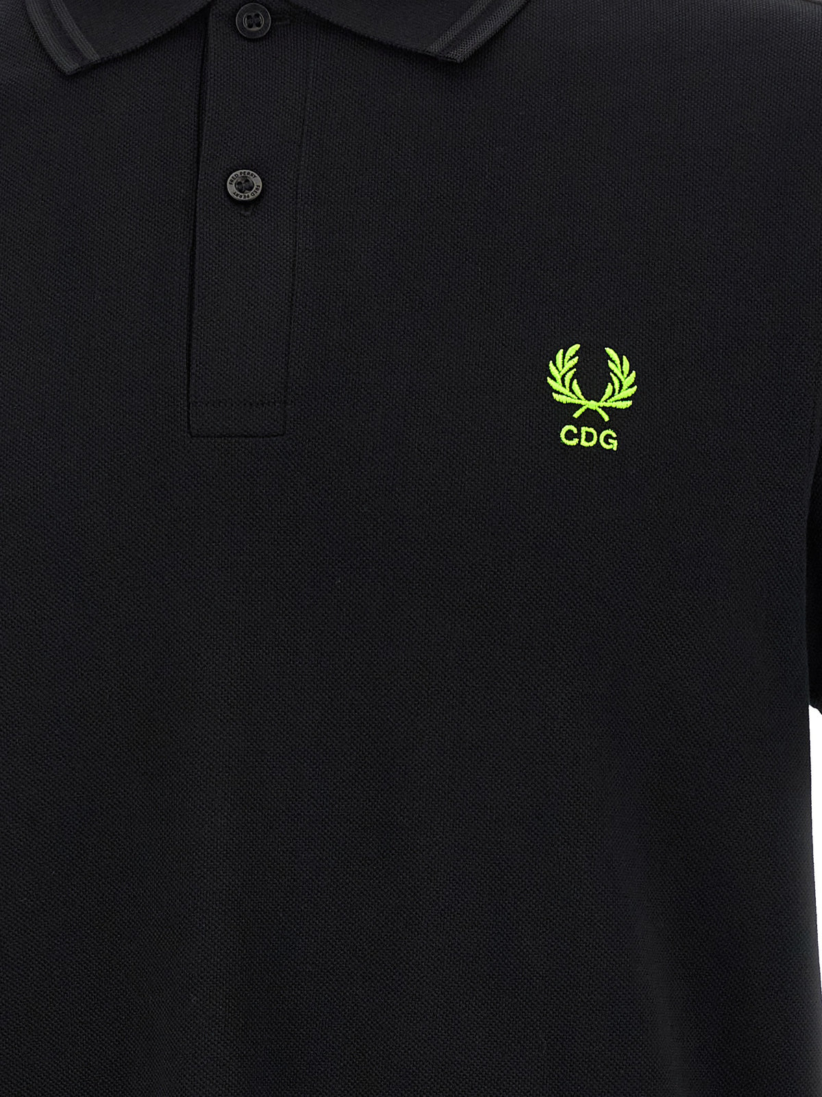 Bicolor Cotton Polo Shirt