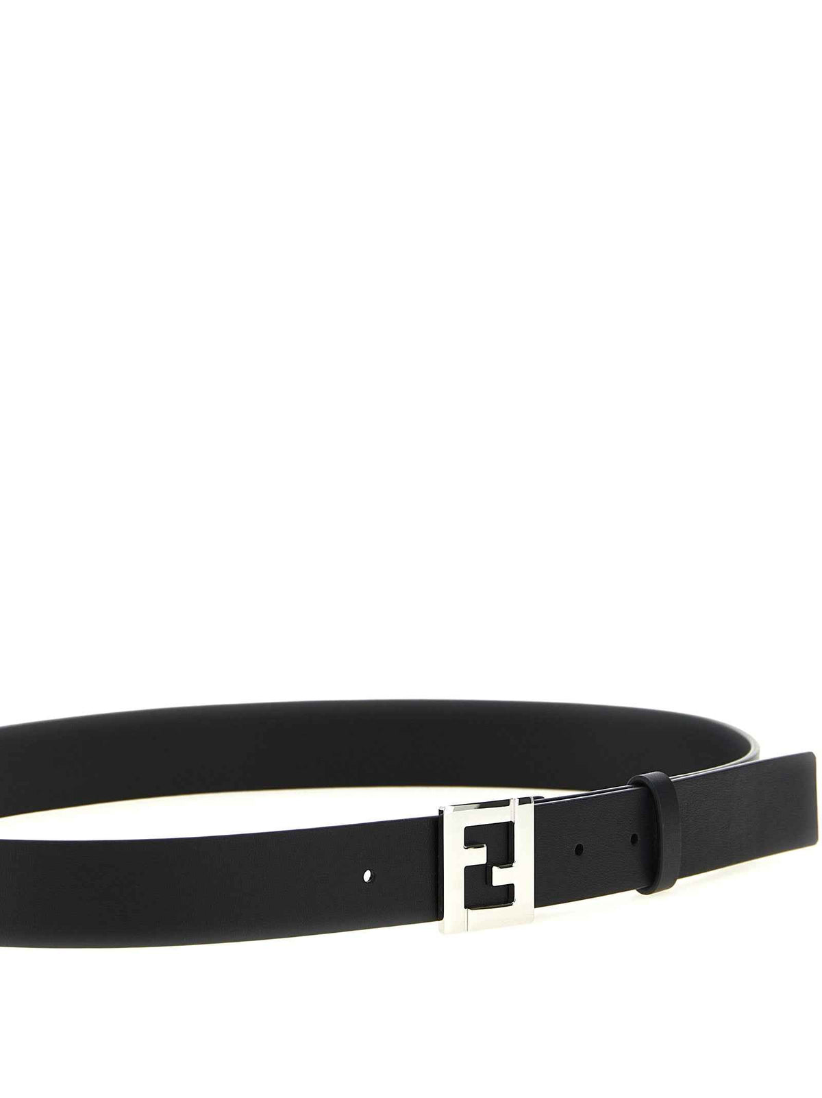 Black Calfskin Regular Belt