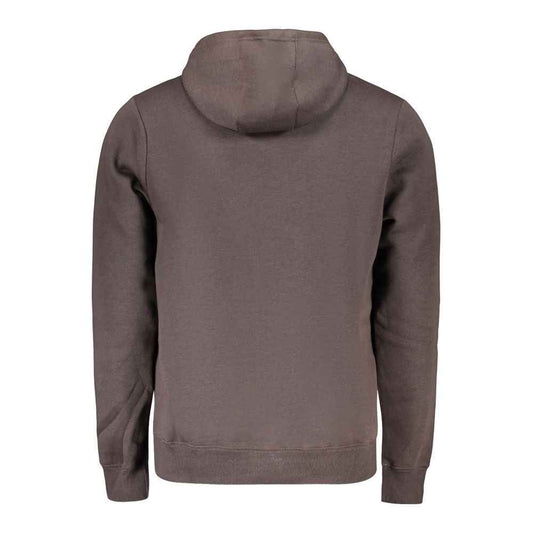 Brown Cotton Men's Sweatshirt