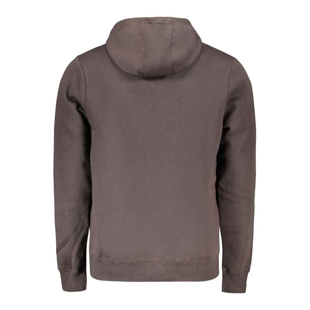 Brown Cotton Men's Sweatshirt