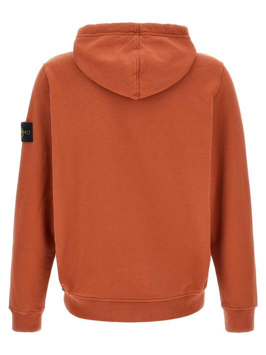 Orange Cotton Sweatshirt