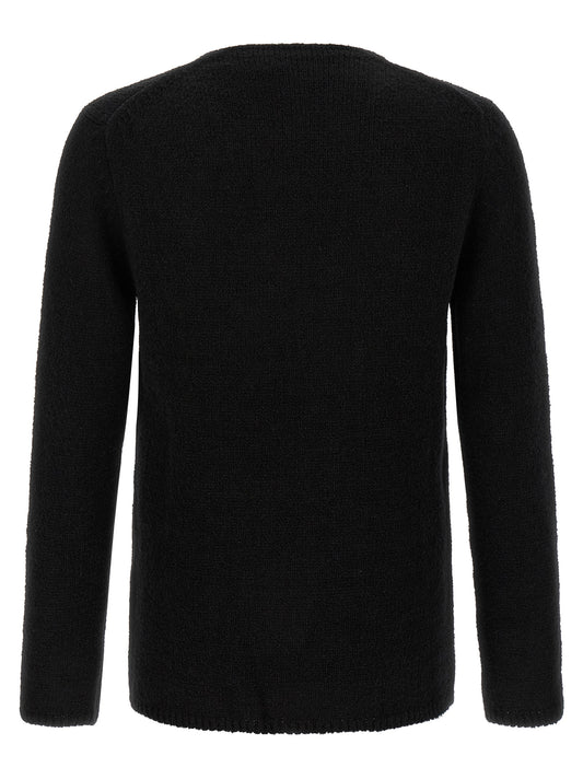 Black Polyester Cardigan