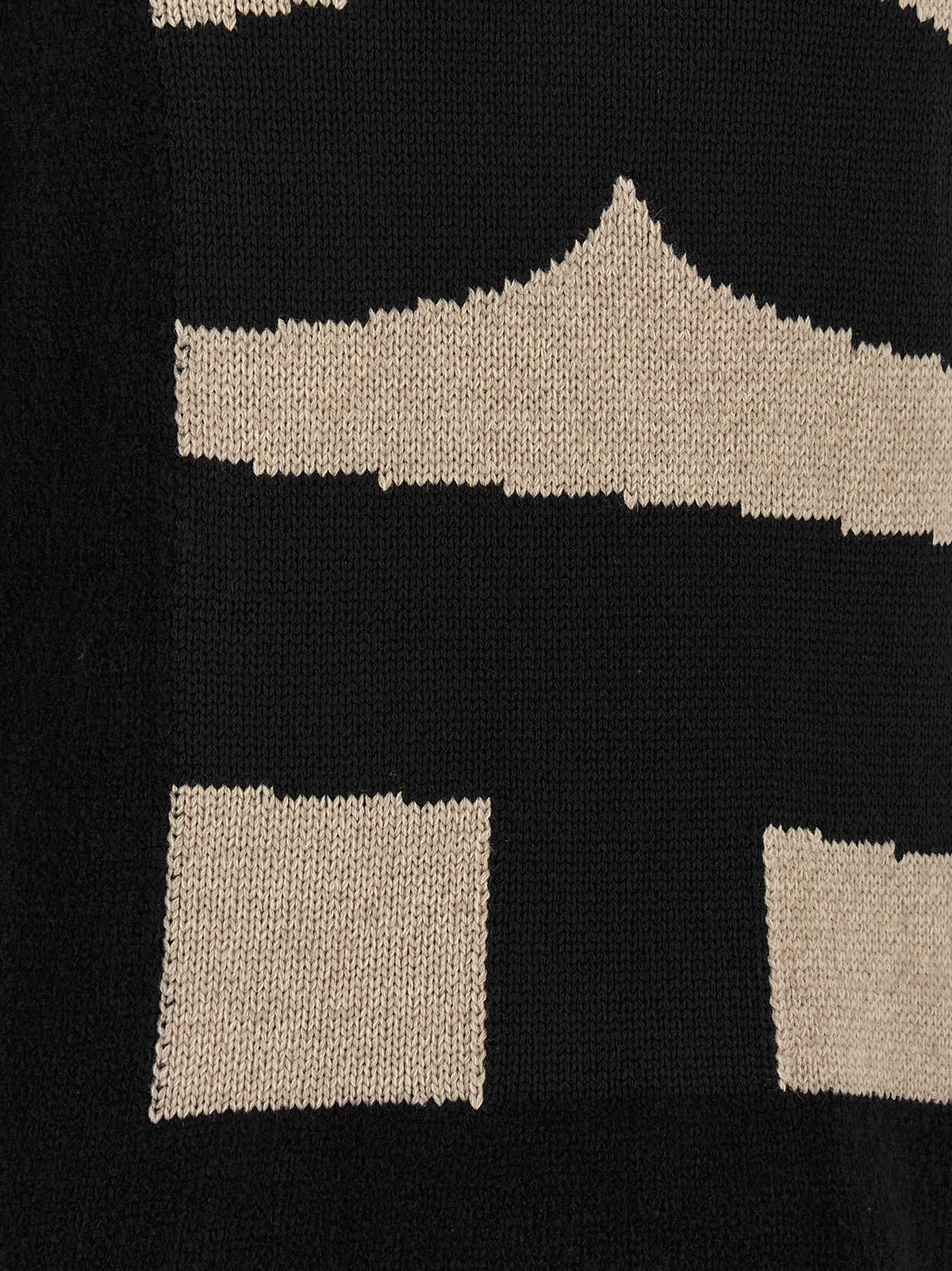 Black Polyester Cardigan