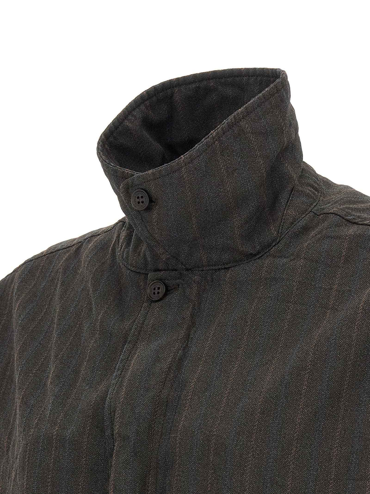 Brown Polyester Bomber