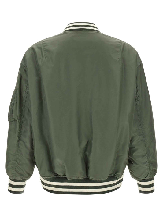 Bicolor Nylon Bomber