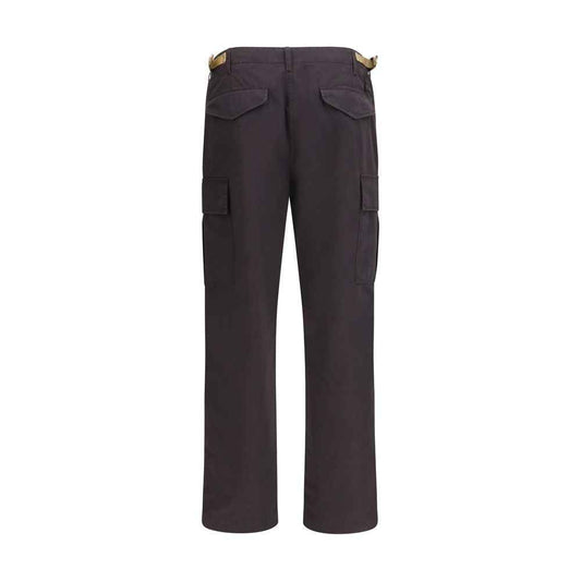 Brown Cotton Cargo Pants