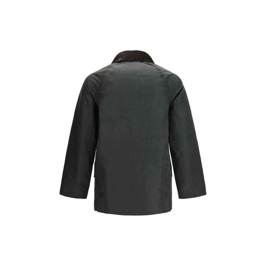 Gray Cotton Shell Jacket