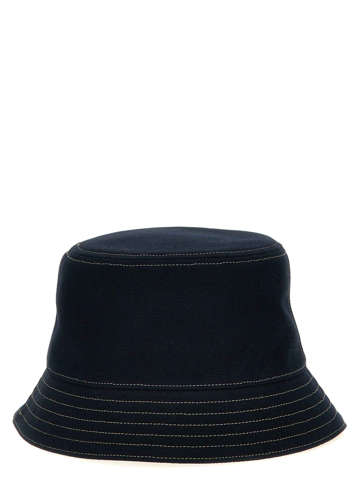 Blue Cotton Bucket Hat