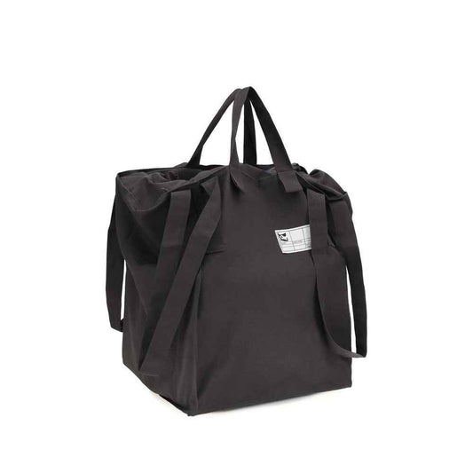 Gray Polyester Shoulder Bag