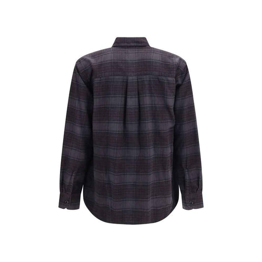 Gray Cotton Pattern Shirt