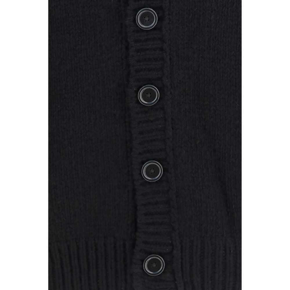 Black Wool Oves Aries Cardigan