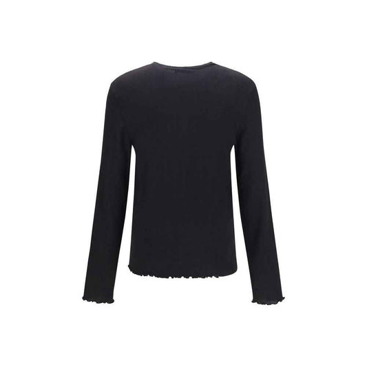 Black Cotton Sweatshirt