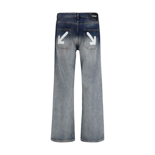 Gray Cotton Slim Fit Jeans