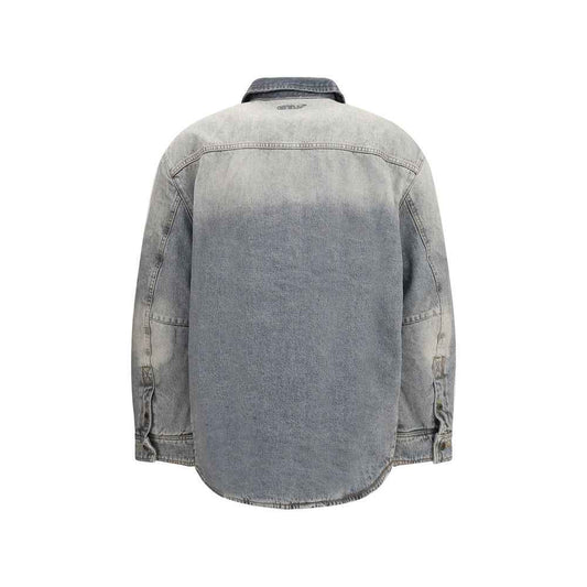 Gray Cotton Denim Jacket