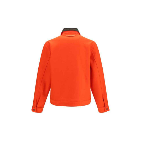 Red Wool Oves Aries Full-Length Jacket