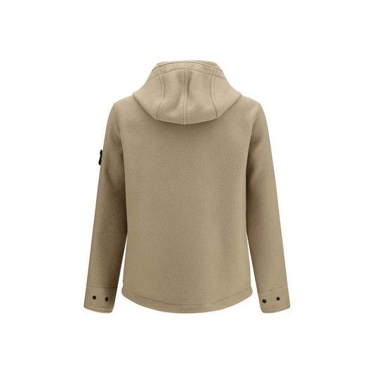 Beige Wool Oves Aries Full-Length Jacket