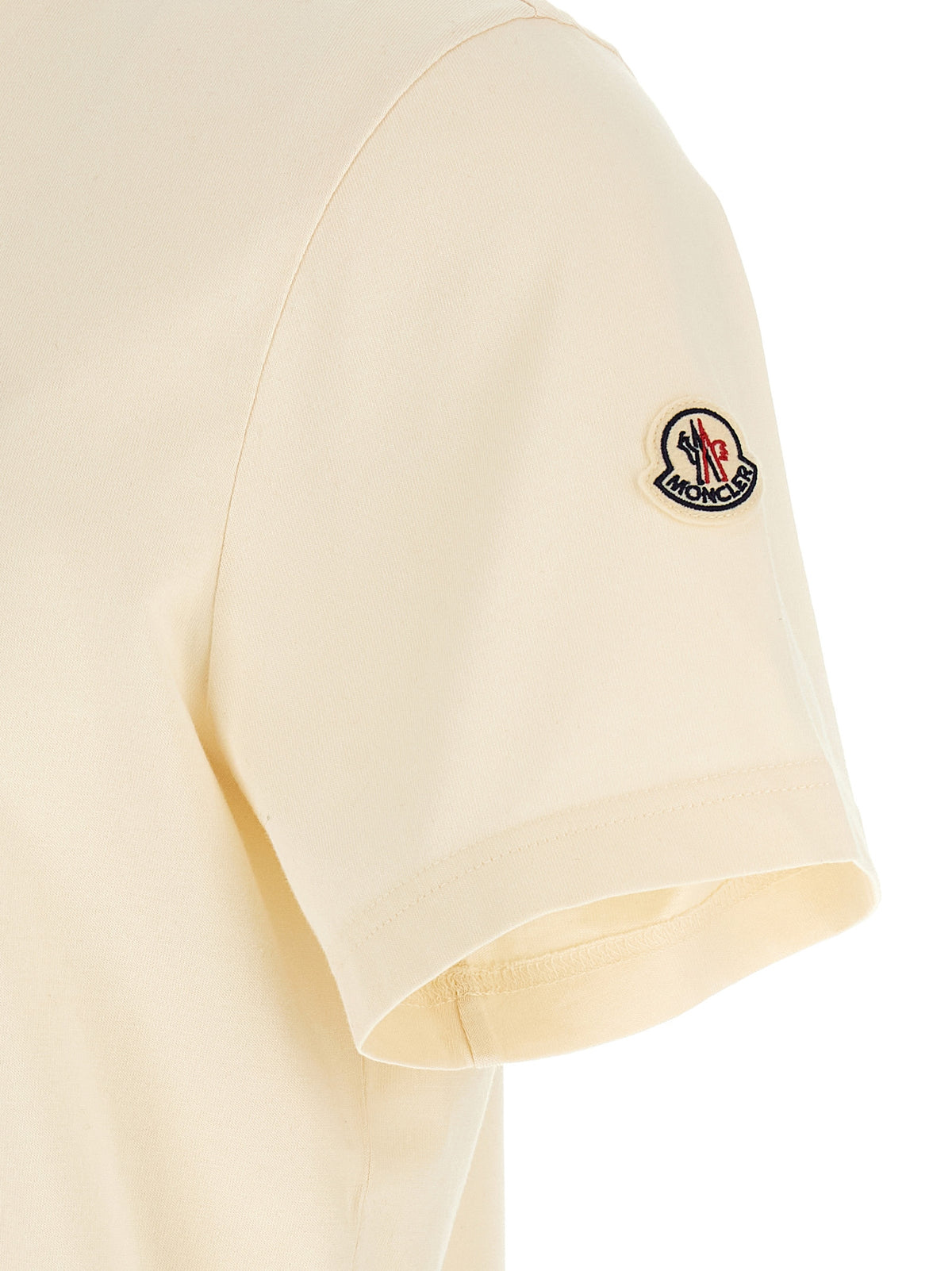 White Cotton T-Shirt Moncler