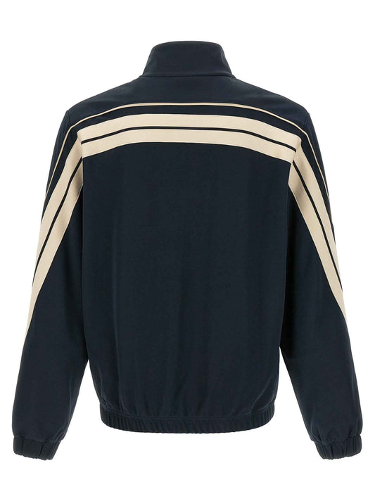 Blue Polyester Sweatshirt