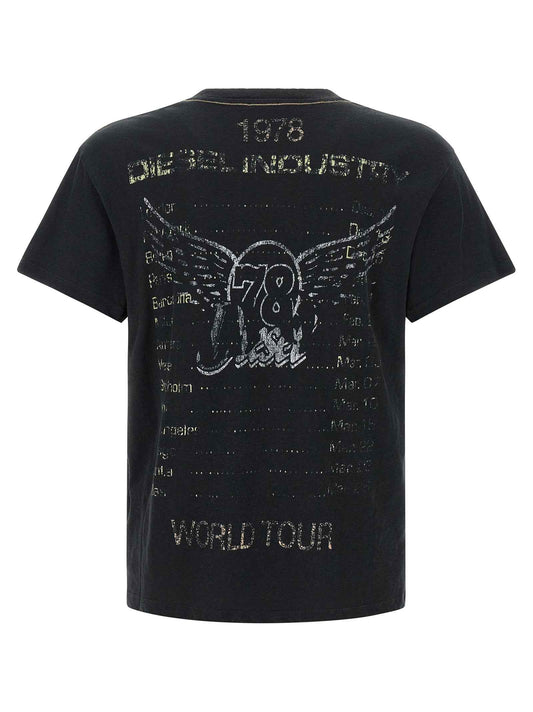 Black Cotton T-Shirt