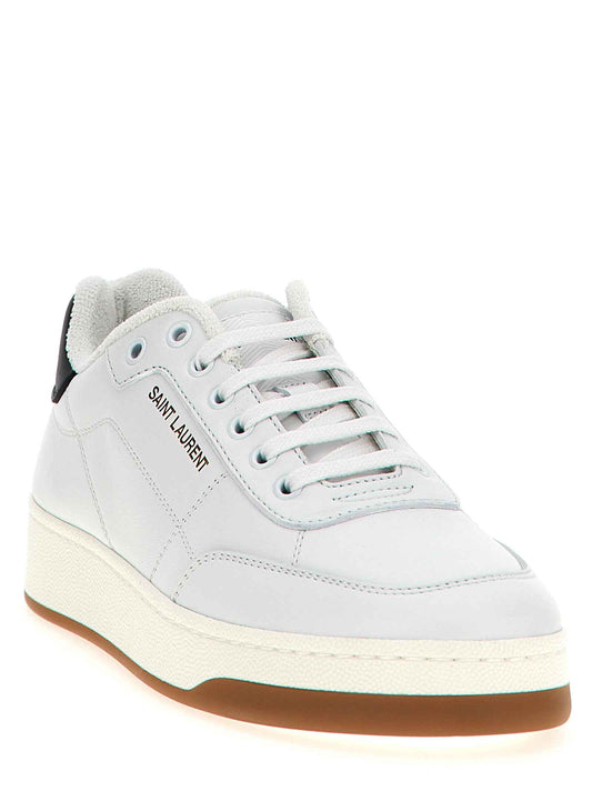 Bicolor Leather Low Top Sneakers