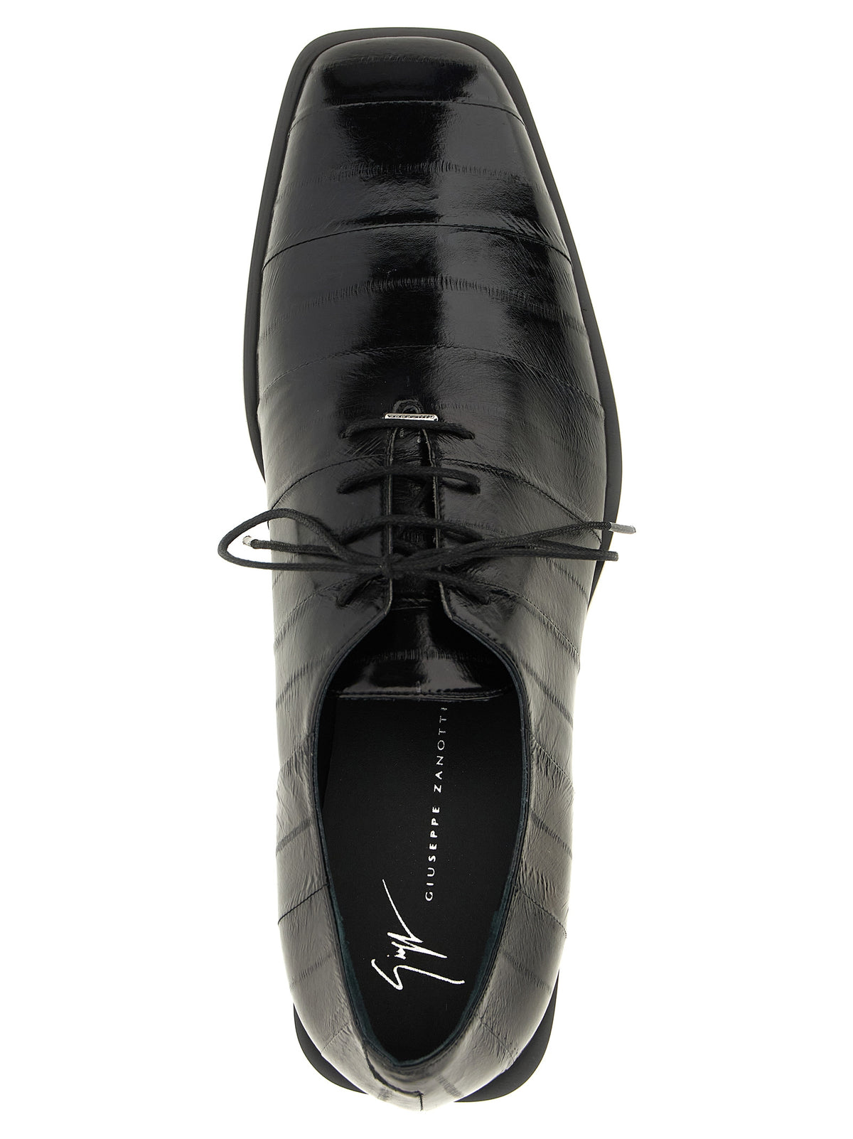 Black Leather Oxfords And Derbies