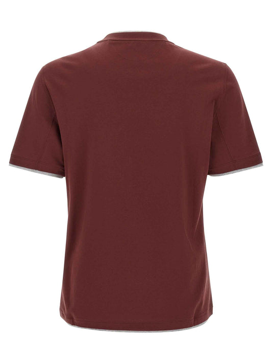 Bordeaux Cotton T-Shirt