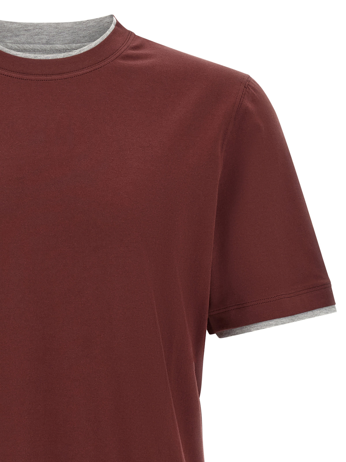 Bordeaux Cotton T-Shirt