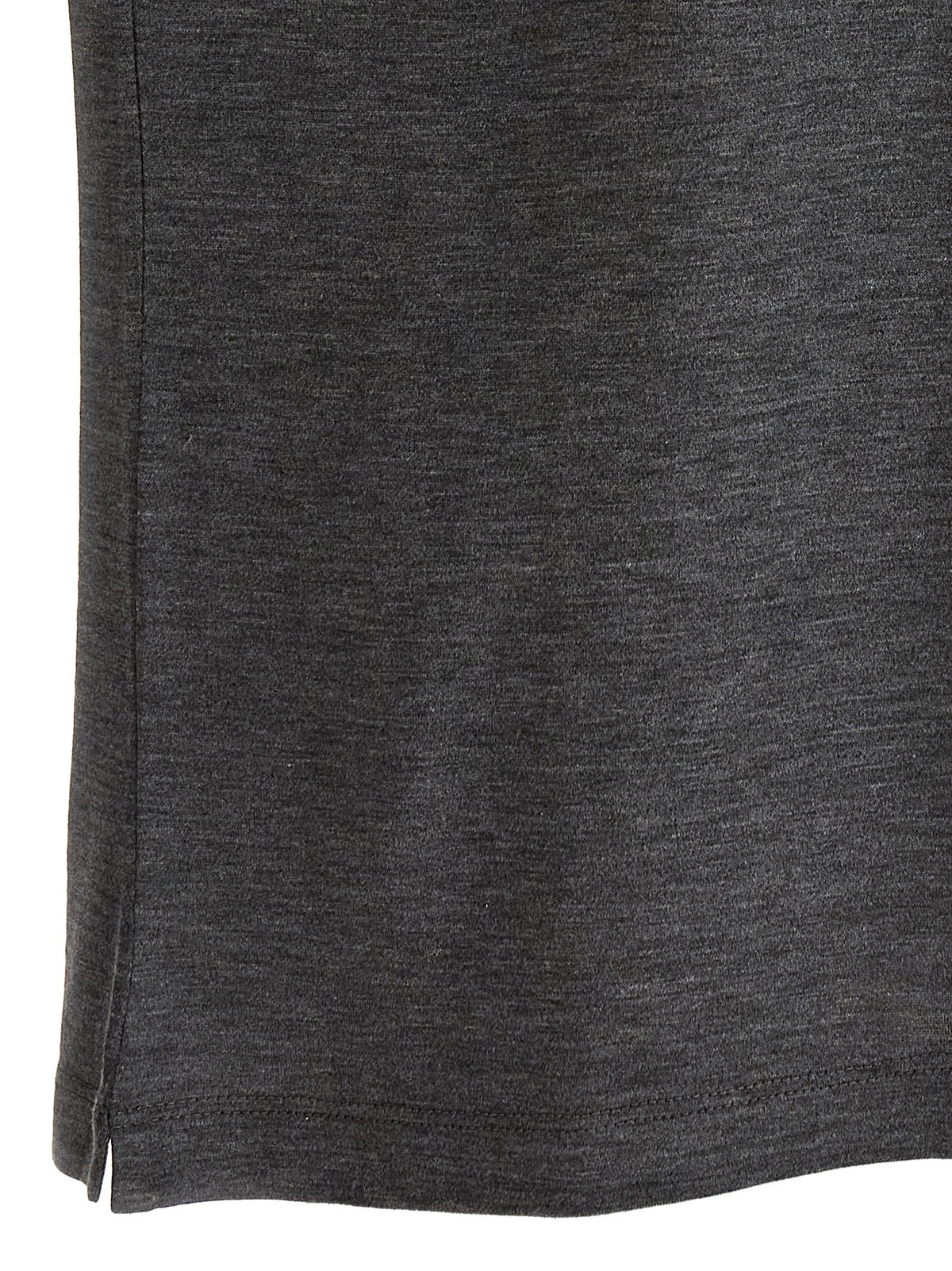 Gray Silk T-Shirt