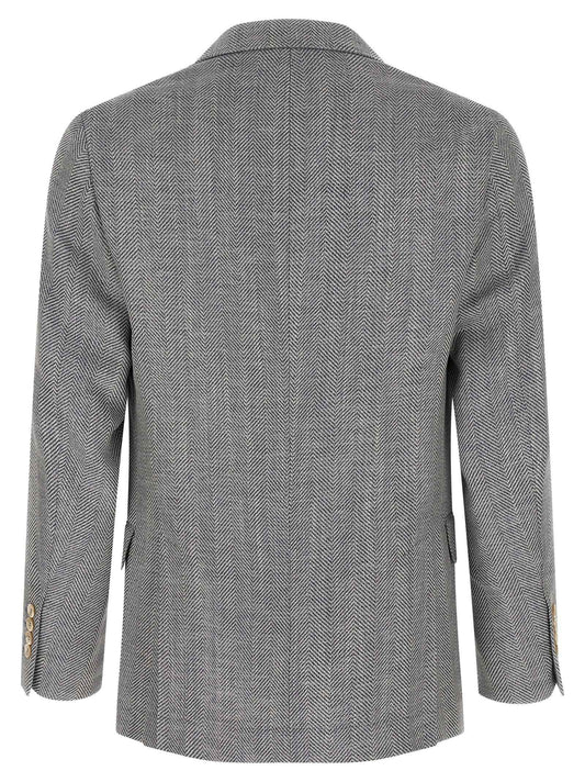 Gray Wool Blazer