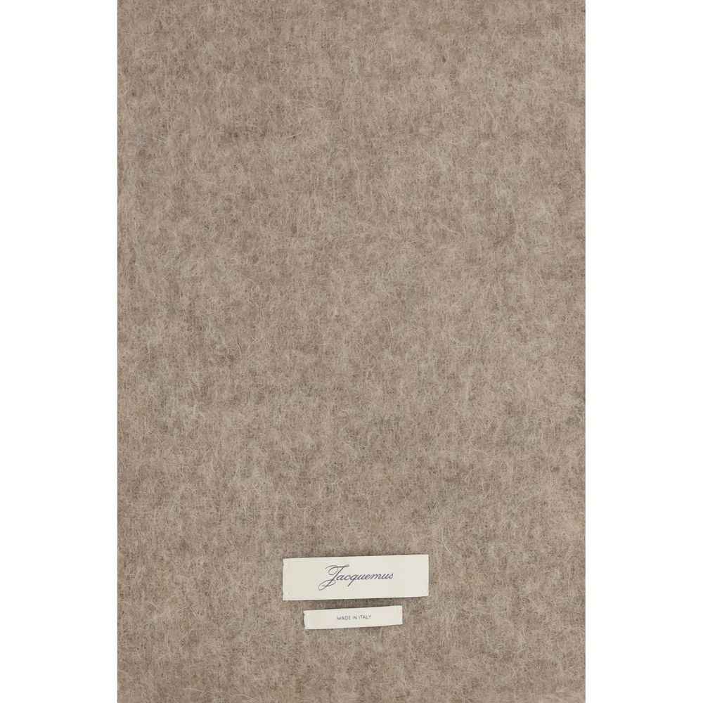 Beige Mohair Scarf