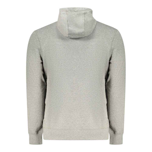 Gray Cotton Men's Hoodie