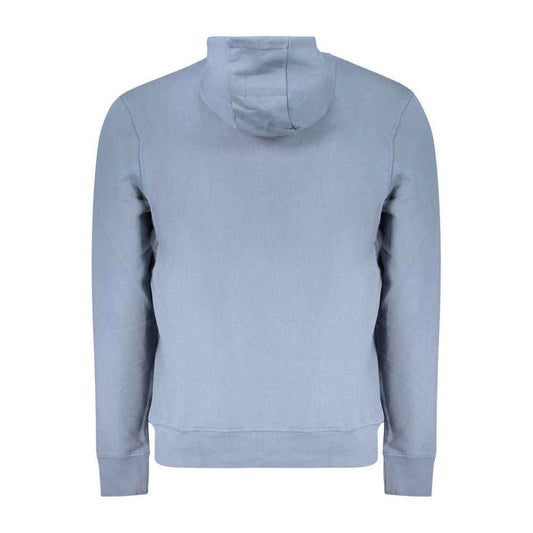Blue Cotton Men's Hoodie