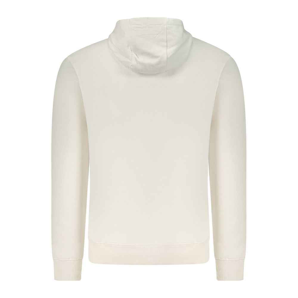White Cotton Men's Hoodie