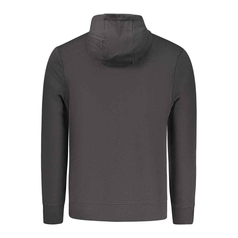 Black Cotton Men's Sweatshirt