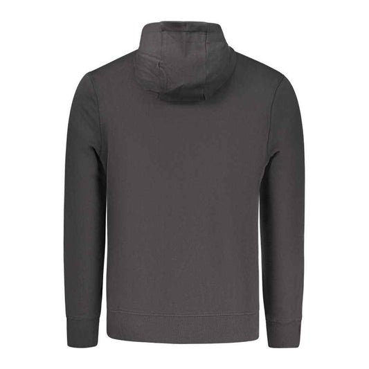 Black Cotton Men's Sweatshirt