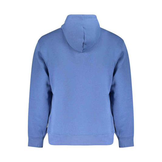 Blue Cotton Men's Sweatshirt