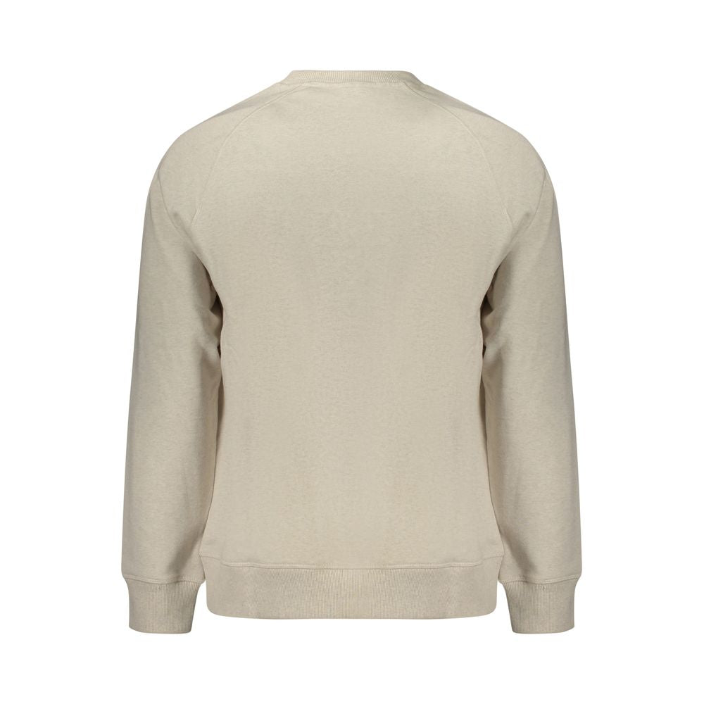 Beige Cotton Sweatshirt