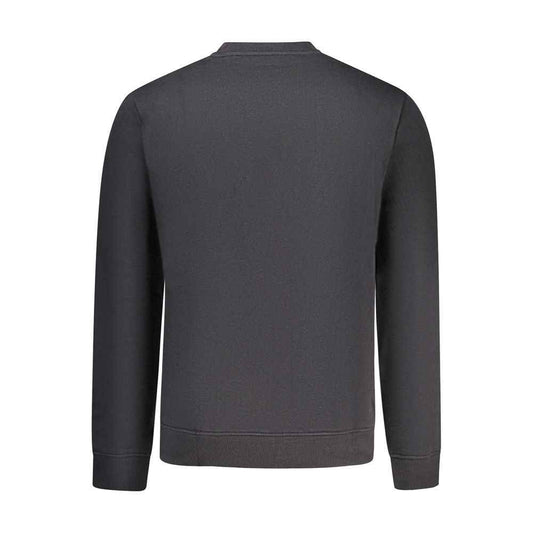 Black Cotton Men's Sweatshirt