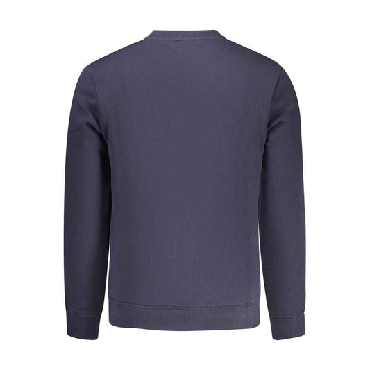 Blue Cotton Men's Sweatshirt