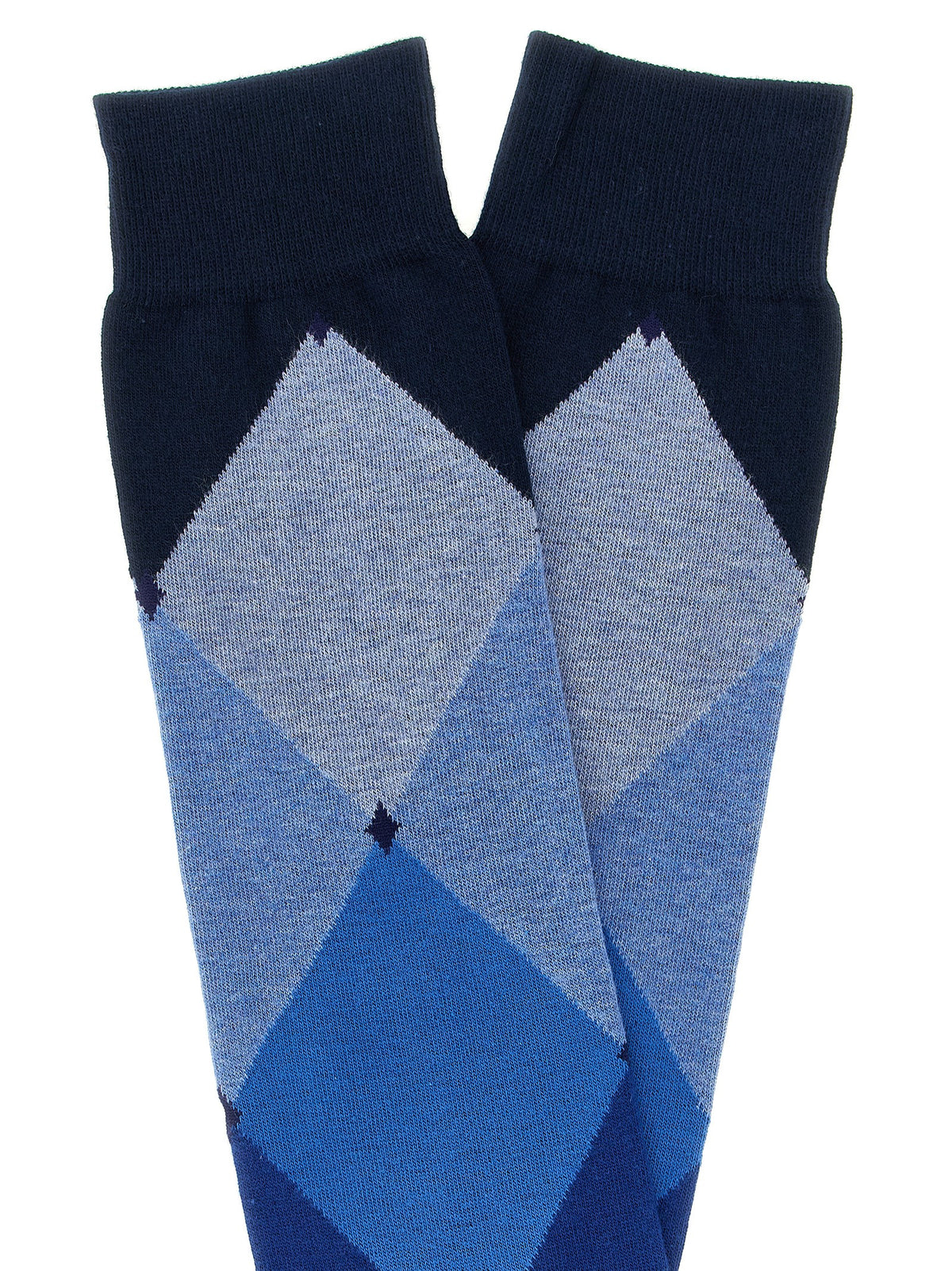 Blue Cotton Socks