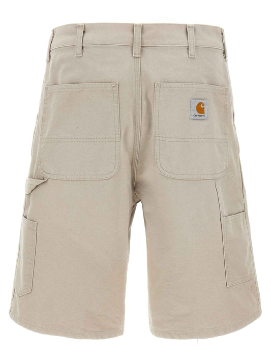 Beige Organic Cotton Bermuda Shorts