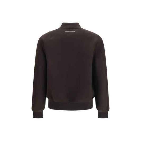 Brown Wool Oves Aries Bomber