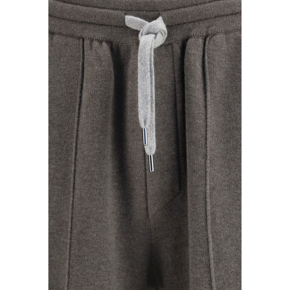 Bicolor Cashmere Joggers (Workout Pants)