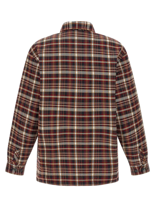 Red Cotton Pattern Shirt