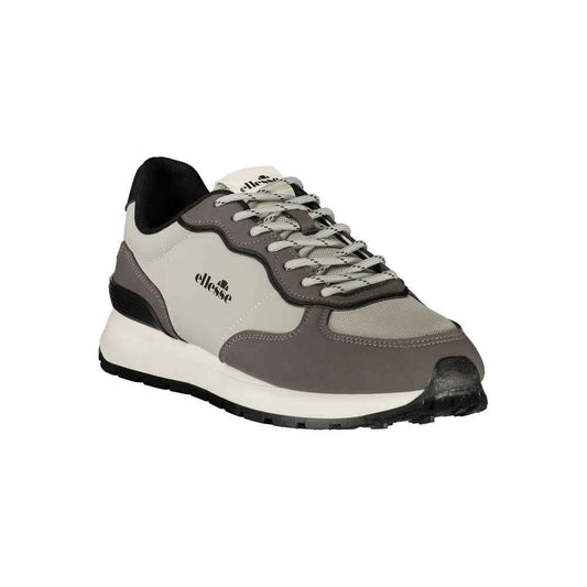 Gray Polyester Men's Sneaker